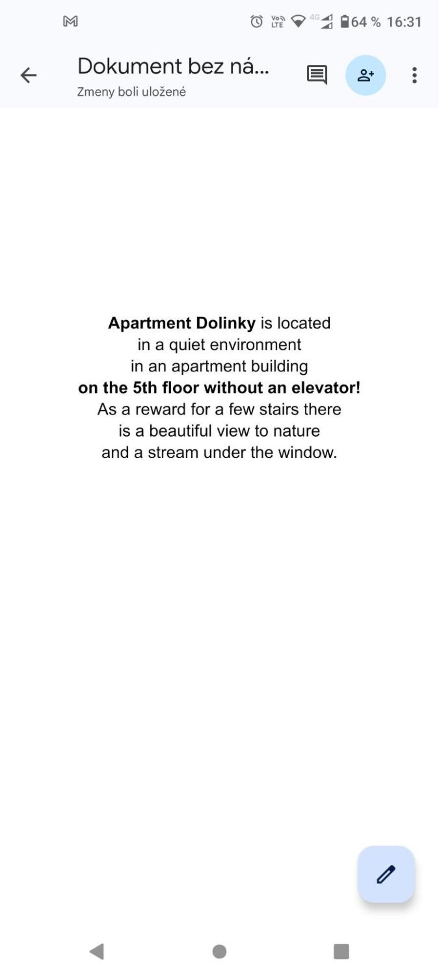 Apartman Dolinky Vyhne Buitenkant foto